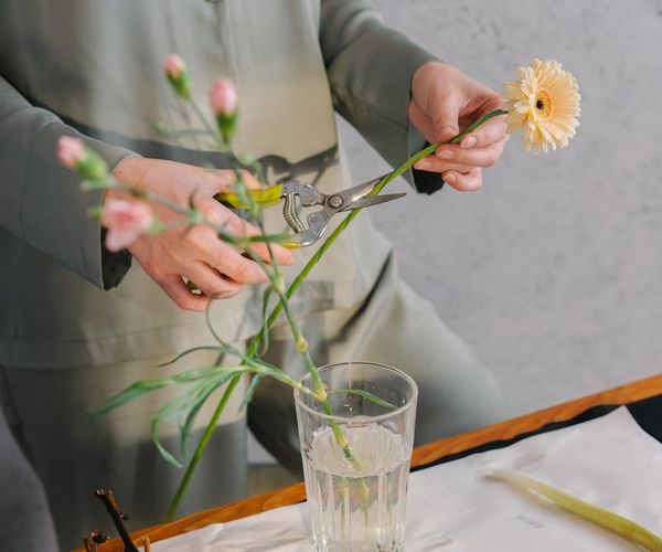 Person meditating peacefully after a workout, feeling calm and energized.